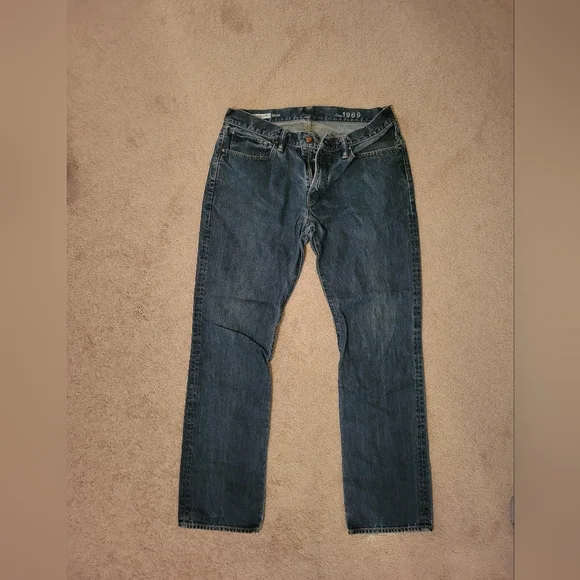 GAP Men's Indigo Straight Jeans - Picture 1 of 3